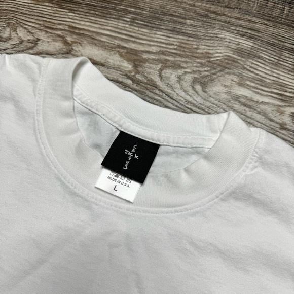 Travis Scott Dream It Cactus Jack Off White T Shirt Mens Size L Astroworld - Picture 4 of 6